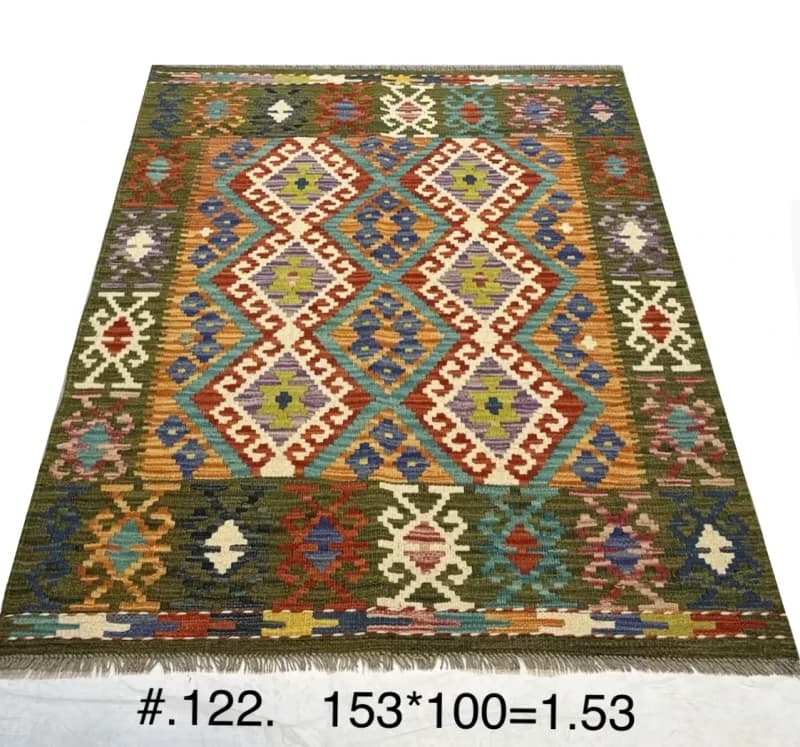 Multicolour Diamond Tribal Kilim