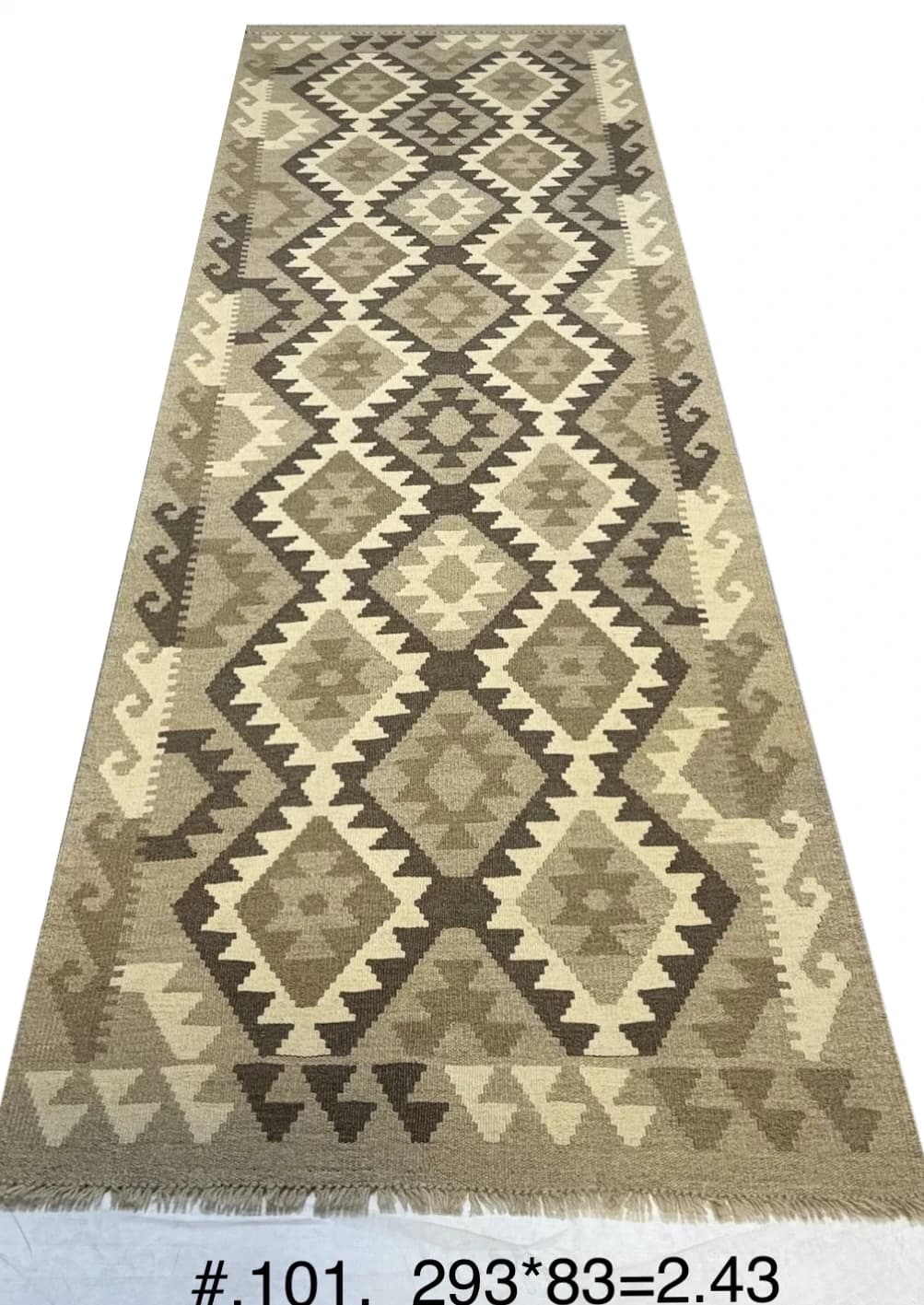 Natural Diamond Kilim Runner